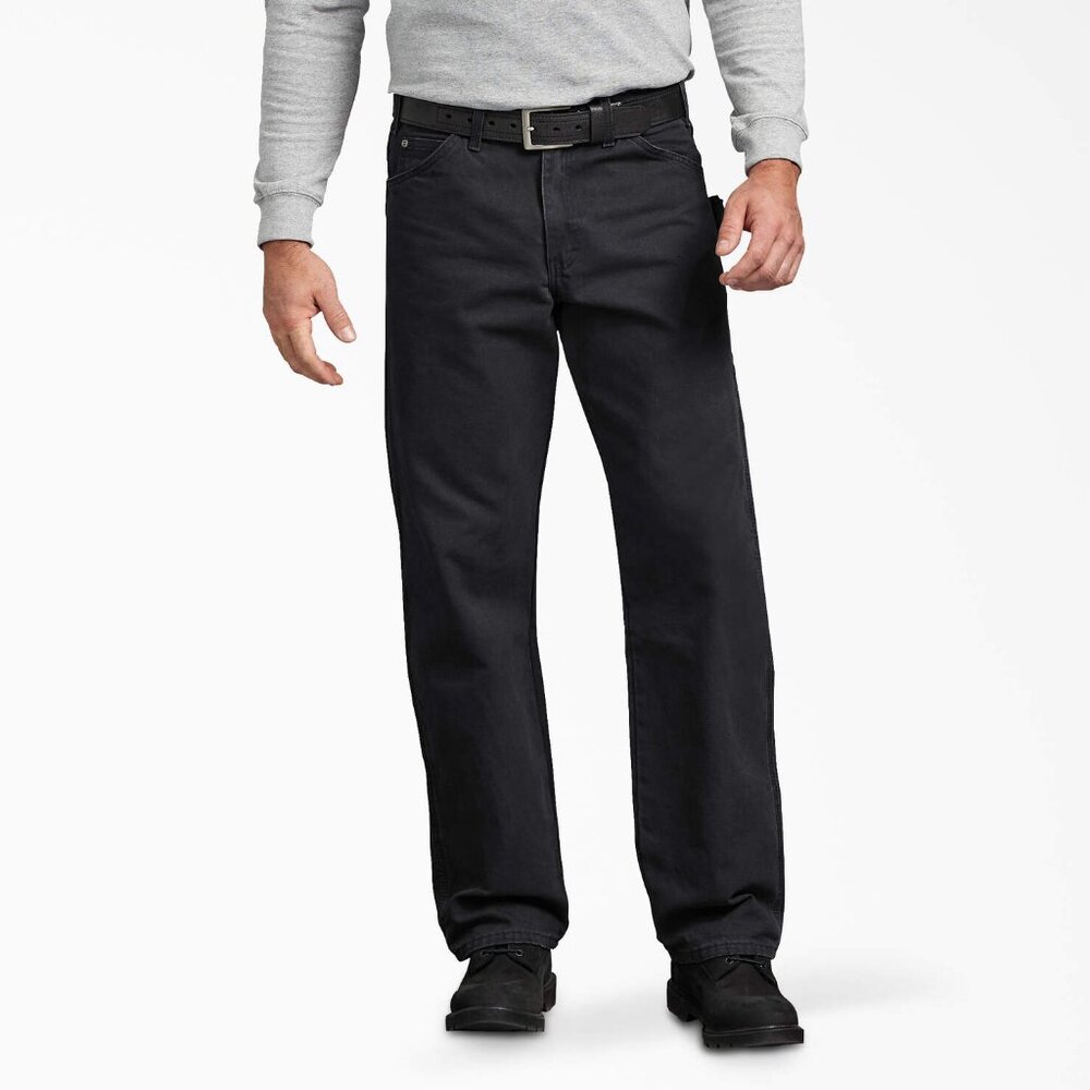 Dickies Men's Relaxed Fit Sanded Cotton Duck Carpenter Pants